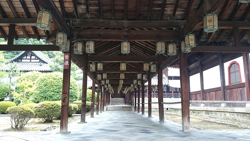 黄檗山萬福寺の回廊
